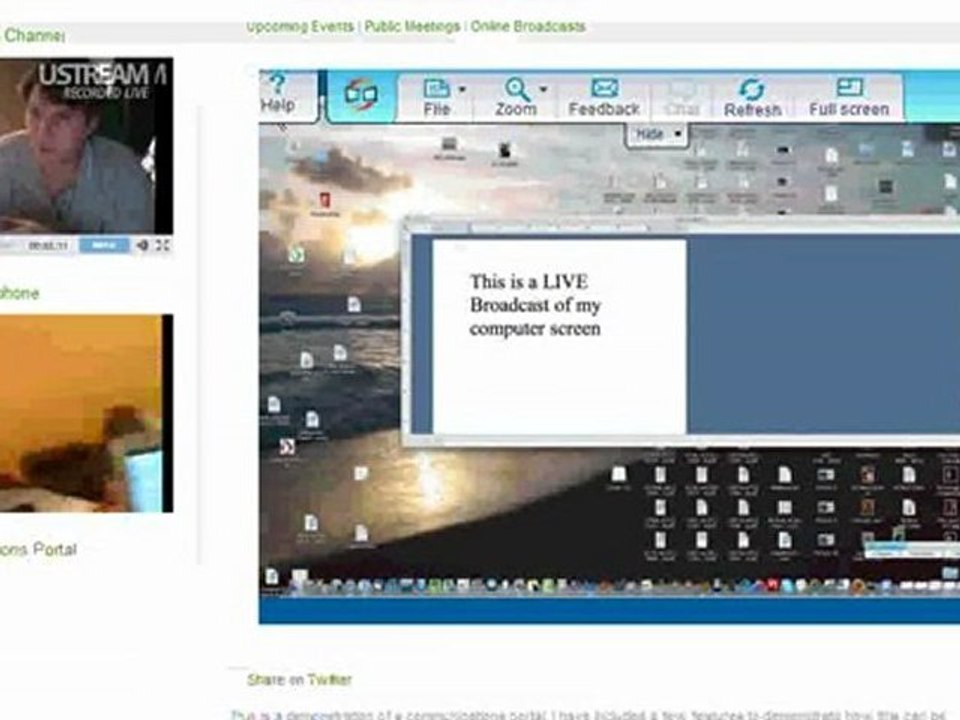 Webinar Simulcasting Communications Portal