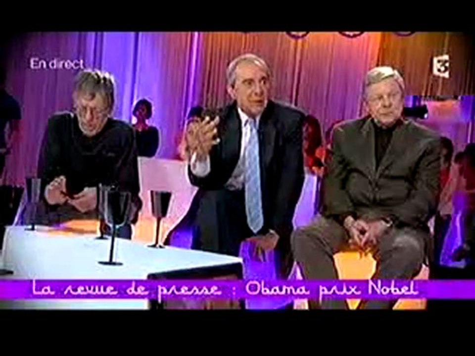Obama, prix Nobel de la Paix (Ce soir ou jamais 14 10 2009)
