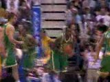 NBA Deron Williams assists a streaking Ronnie Brewer, who fi