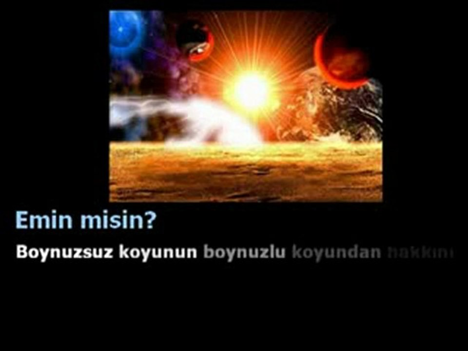 ---EMİN MİSİN---