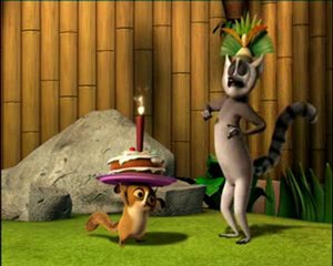I Pinguini di Madagascar: il compleanno di re Julien