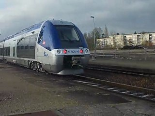Passage du 1er BIBI de la relation Rouen-Caen à Serquigny