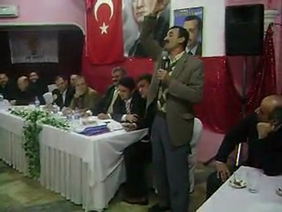 AKP, toplantısı,haydar Özmen muhtar.