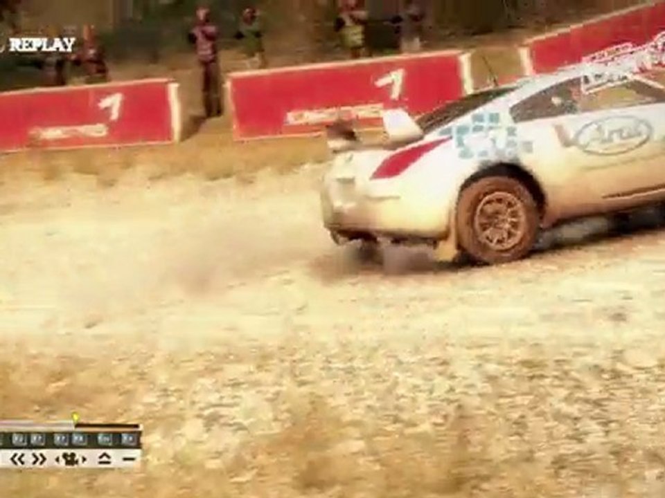 Dirt2 - Chine - Instant Replay - Outside view - Nissan 350z