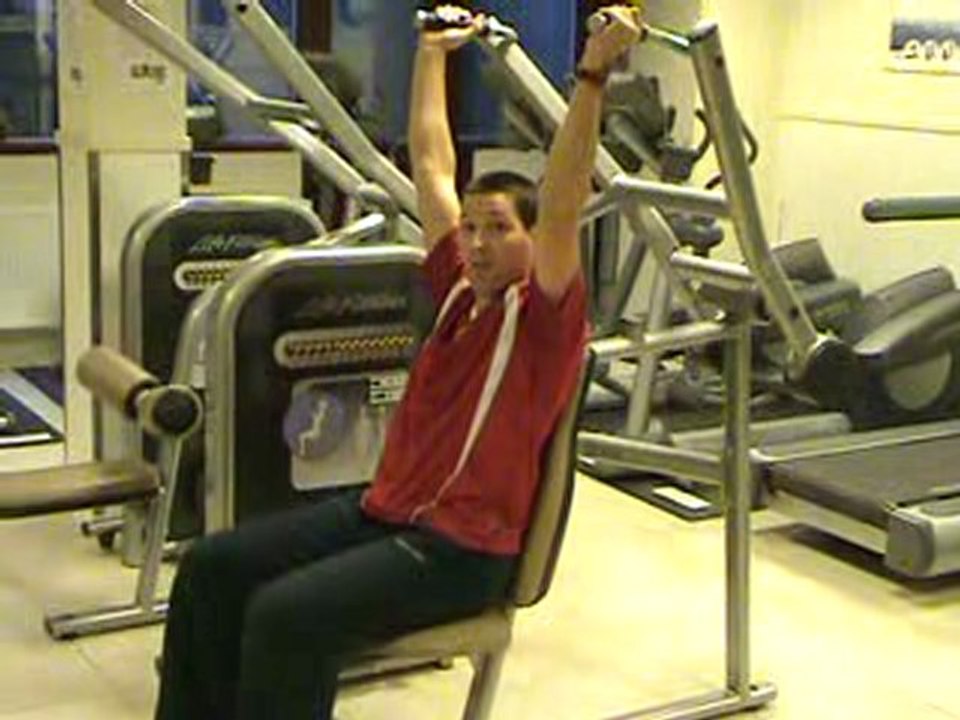 8. Shoulder press