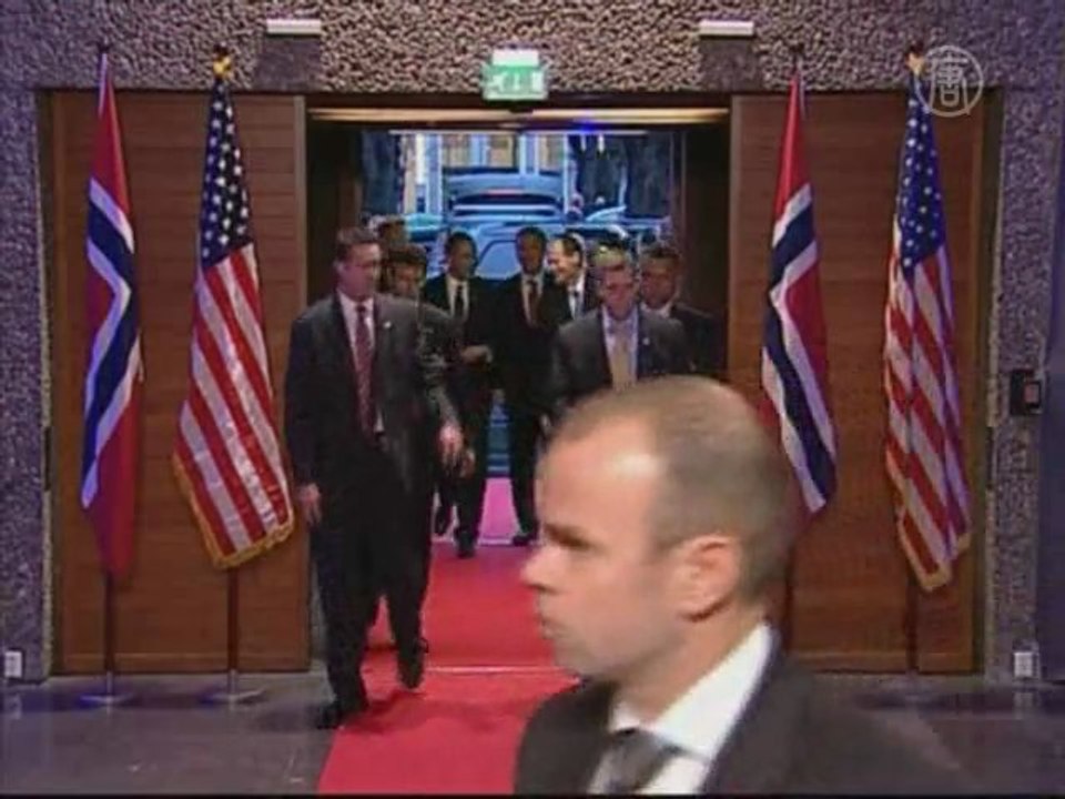 Обама получил в Осло Нобелевскую премию мира