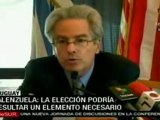 Justifica Valenzuela apoyo de EEUU a elecciones en Honduras