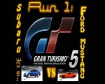 run Subaru WRX STI vs Ford Mustang Gran Turismo 5