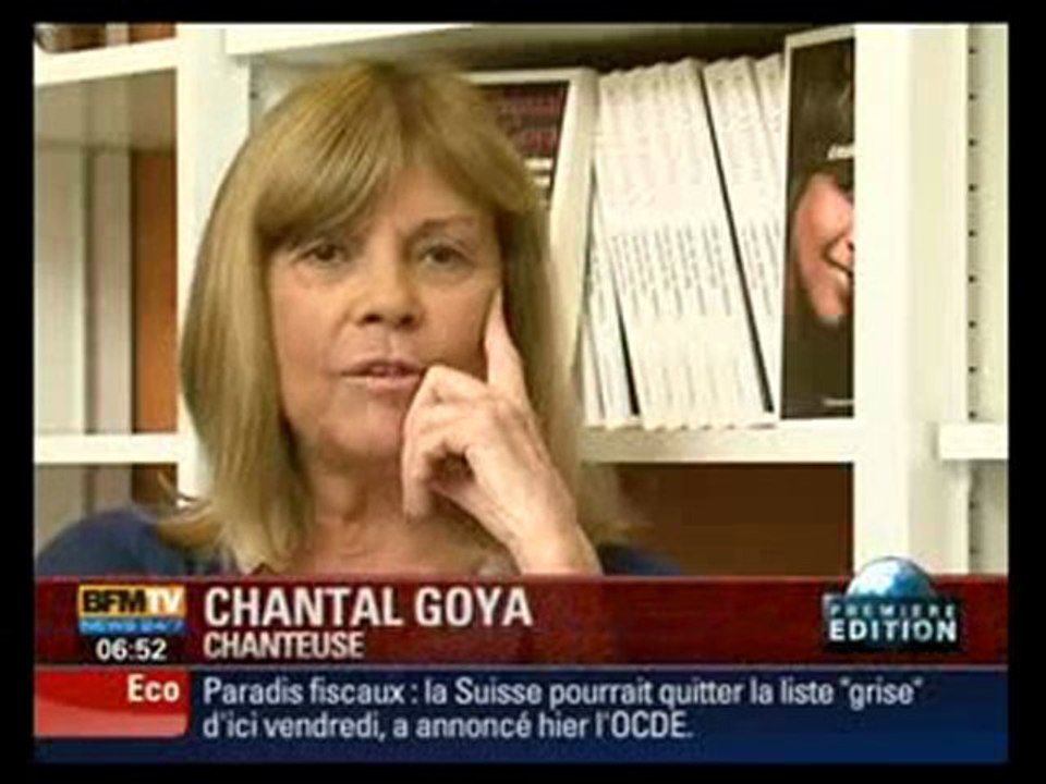 Chantal GOYA -- BFM TV -- 24 septembre 09