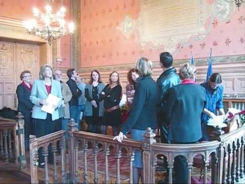 Inauguration de la Fresque de la salle des mariages