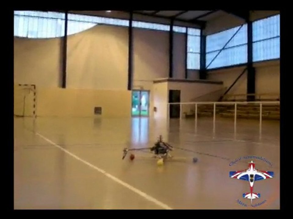 Fabrice 1er vol en Align T-rex 500