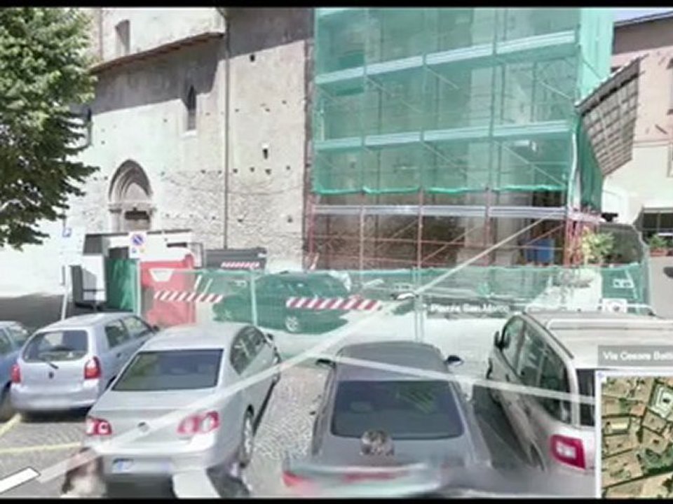 L'Aquila prima del terremoto (Google Earth)