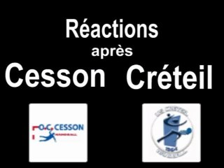 12-12-09 Réactions après OC Cesson - US Créteil