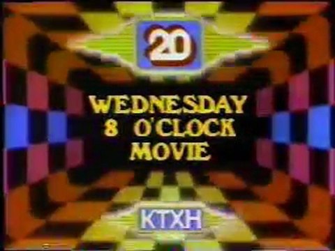 KTXH Houston Wed. 8:00 movie intro + in-show legal ID 1984