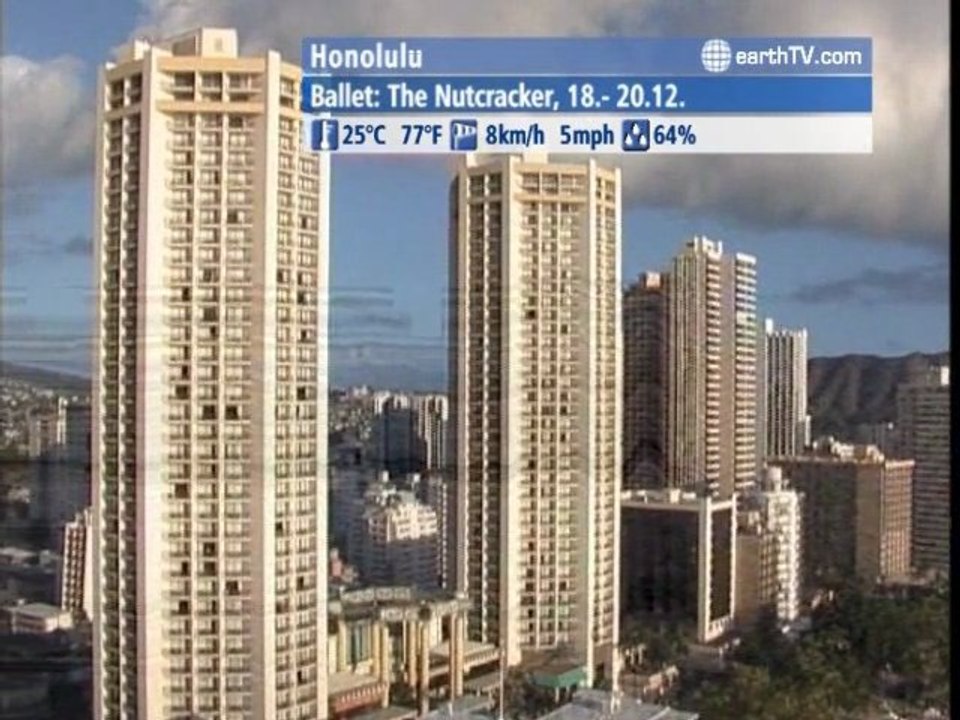 Cape Town - South Africa, Avignon - France, Brussels - Belgium, Amsterdam - Netherlands, Honolulu - USA, Berlin - Germany, Bandar Seri Begawan - Brunei