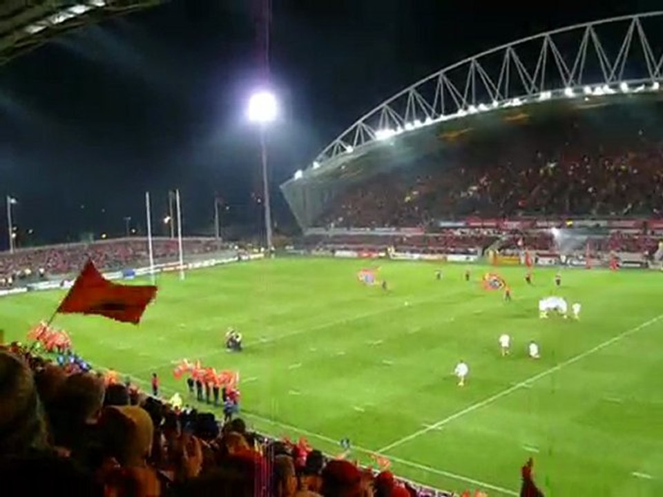 Entrée des joueurs: Munster/Usap