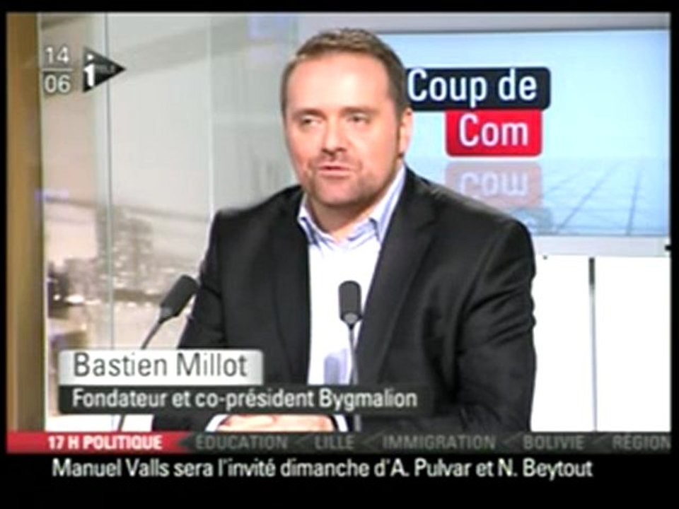 Bastien Millot dans "Coup de com" le 13 décembre 2009