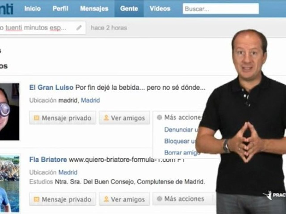 Cómo eliminar un amigo en Tuenti