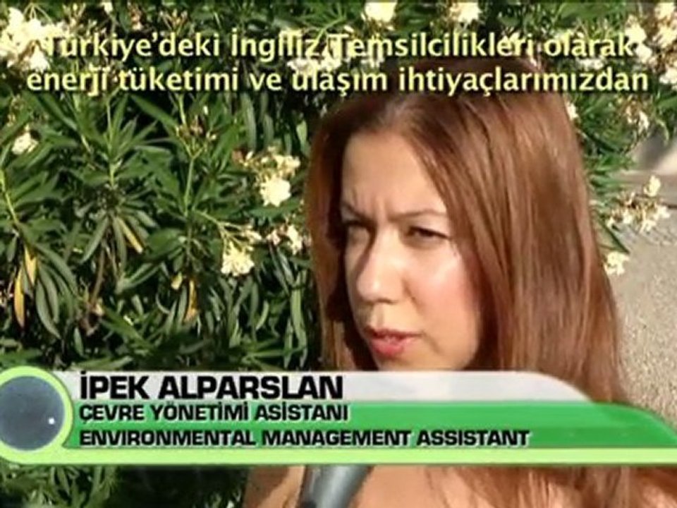 İNGİLTERE BÜYÜKELÇİLİĞİ KÜRESEL ISINMA