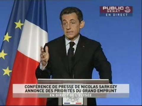 Discours de Nicolas Sarkozy sur le grand emprunt