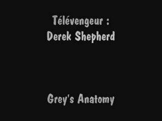 Télévengeur - Derek Shepherd