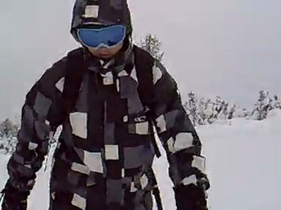 Snowboarding in Bansko, Bulgaria