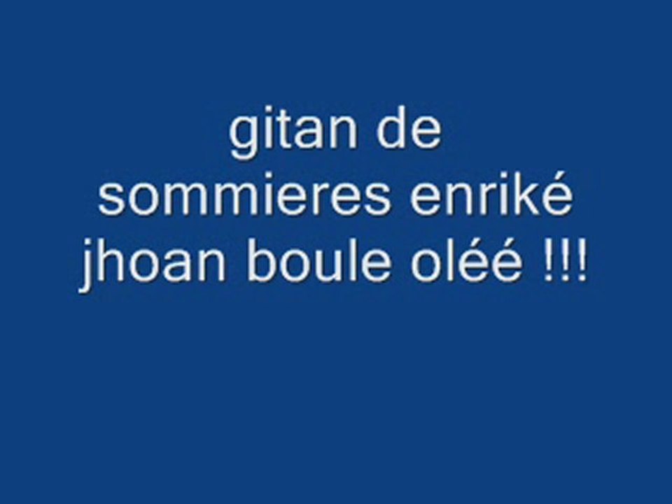 gitan de  perpignan et de sommieres