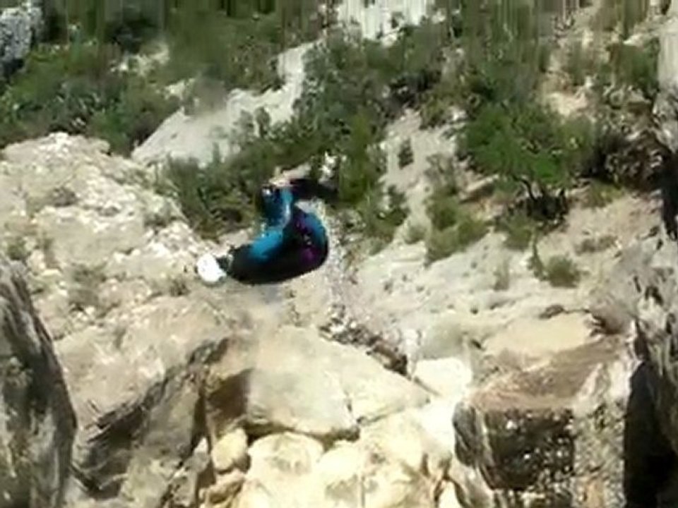 Sierra de Guara 03-10-2009 Saut Jump rappel Canyoning