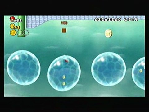 New Super Mario Bros.Wii W.T 16 La tête dans les nuages