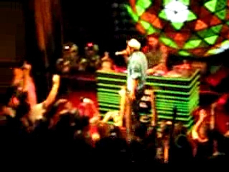 THE Times Square ball at DJ Aoki party!!!?