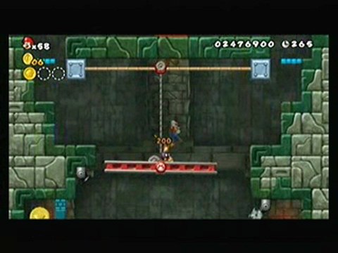 New Super Mario Bros.Wii W.T 17 Le punk au cheveux bleu