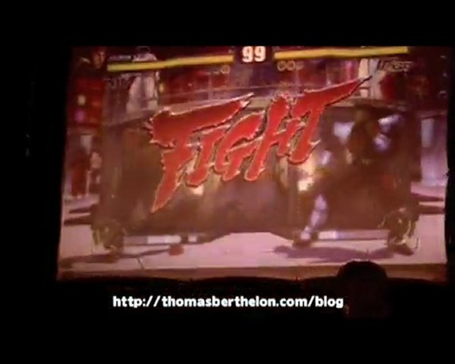 Finale TGS 2009 Street Fighter 4 : Antares VS David