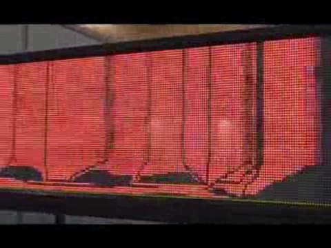 Avisos publicitarios con leds.