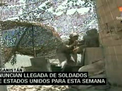 EEUU envia refuerzos militares a Afganistan