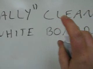white board cleaning