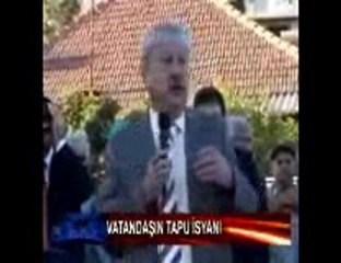 Mustafa Akaydın vatandaşı azarlarken