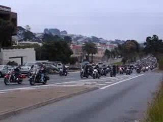 Les funérailles d'un Hells Angel