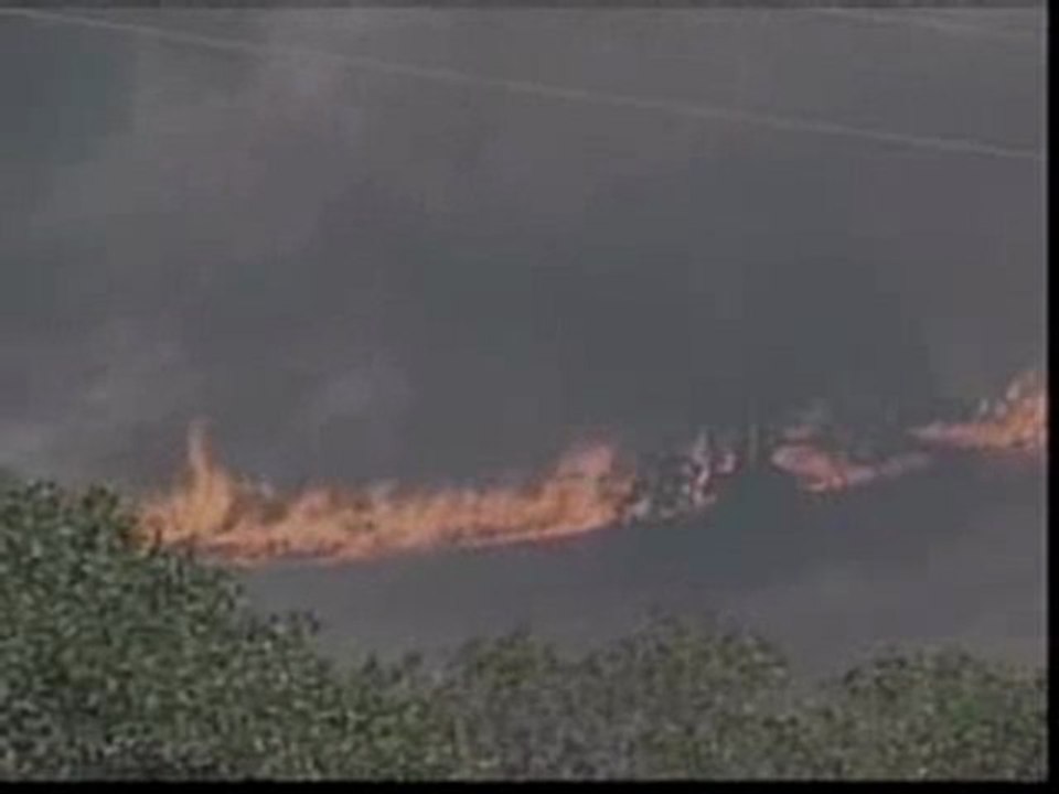 Les incendies vus du ciel