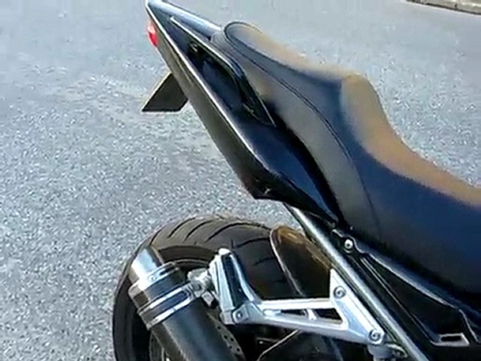 Echappement Fresco GP Court Carbone - Yamaha FZS Fazer 1000