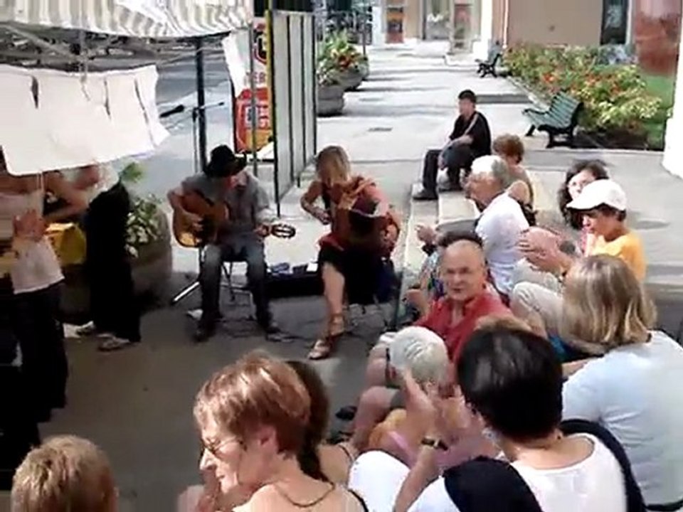 Saint Claude - Jura - Pots d'accueil en musique - été 2008