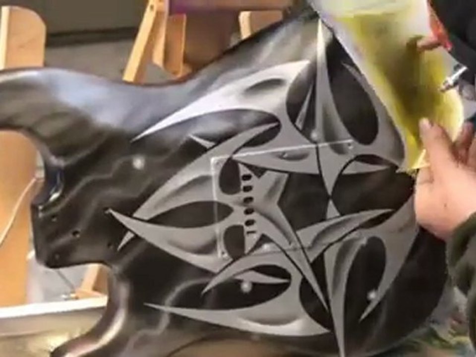 guitare 2 airbrush