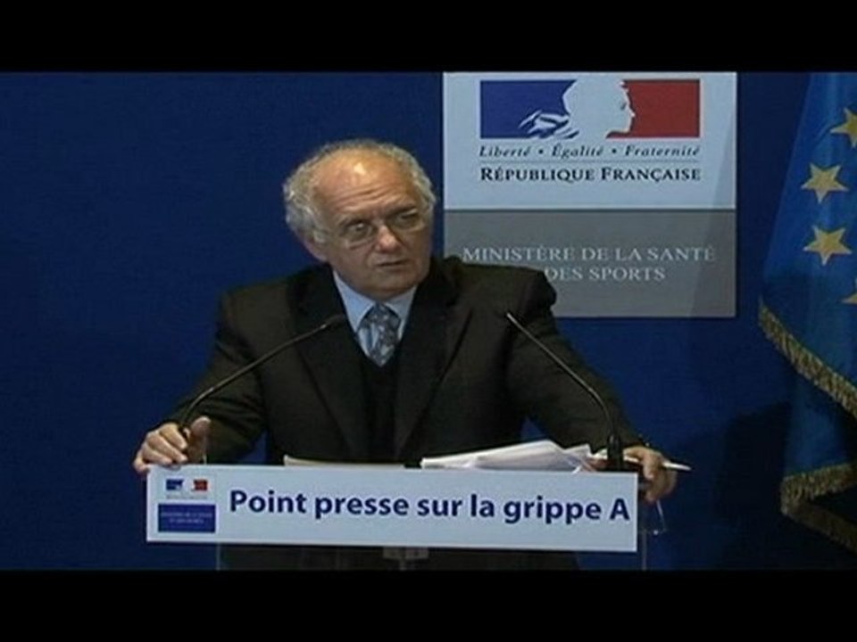 Point presse vaccination grippe A H1N1 15.12.09