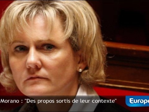 Morano : Des propos sortis de leur contexte