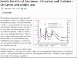Health Benefits Of Cinnamon Cinnamon & Weight Loss