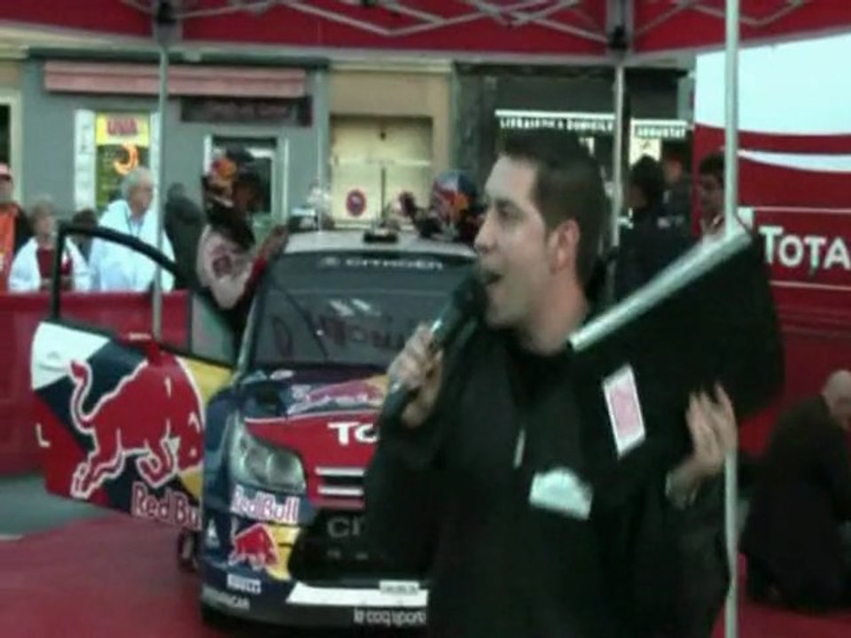 Show et interwiev de S.Loeb à Nice 2009 par Sylvère Durand