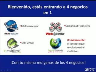Oportunidad de MTK Telecom, 4 Negocios en 1