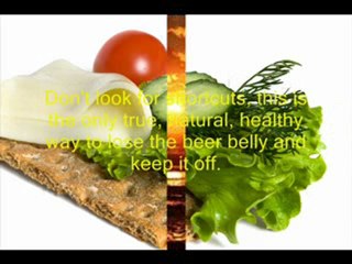 how to lose a beer belly