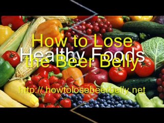 how to lose beer belly