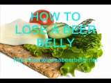 how to lose beer belly