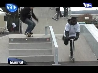 Nouveau skate park à Jouy-le-Moutier